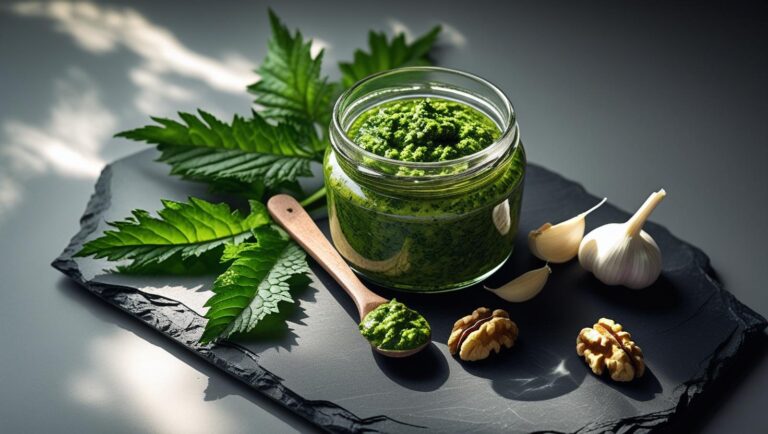 Erfrischendes Brennnessel-Pesto